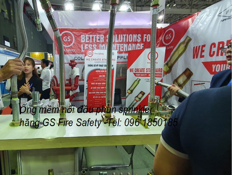 Ống mềm nối đầu phun sprinkler G-FLEX #gflex, #gsfiresafety,